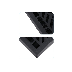 Cubierta de ventilación de tamaño de abertura de conducto de 4x10 pulgadas, cubierta de ventilación de acero de alta resistencia para pisos de casa - Product Image 3