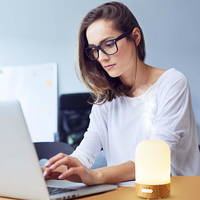 Diffuseur d'arômes électrique de luxe pour la maison, le bureau et l'hôtel, petit diffuseur de parfum en verre pour huiles essentielles, rechargeable