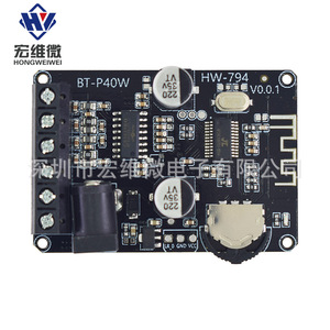 Hongwei Micro BT-P40W 30W 40W Placa Amplificadora Estéreo 12V 24V Módulo de Audio Digital de 2 Canales - Product Image 1
