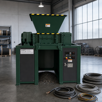 Broyeur de déchets électroniques à double arbre pour cartes de circuits imprimés, déchets électroniques, recyclage industriel, certifié CE, OEM