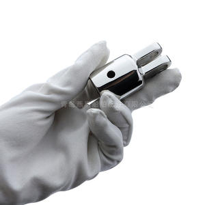 Accessoires de quincaillerie marine à double oreilles pour yacht de 22 mm avec capuchon coulissant, adaptateur de support d'auvent et crochet de type crochet - Product Image 1