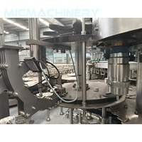 Machine de remplissage professionnelle 3-en-1 pour boissons gazeuses, ligne d'emballage rotative avancée pour boissons gazeuses avec certification CE ISO