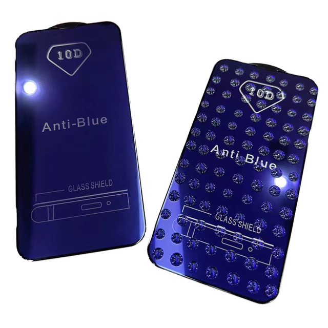 WAKING LION 9H 2.5D Tempered Glass Screen Protector Anti-Blue Light Anti-Scratch Full Coverage for 17/16/15/14 Pro Max