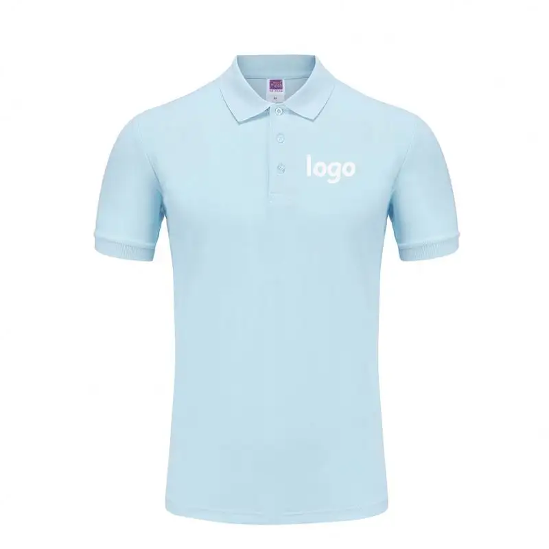 100% Baumwolle Marke Polyester Shirts mit Stickerei T Uniform Arbeits kleidung Polos hirt benutzer definierte Logo-Druck Eisse ide