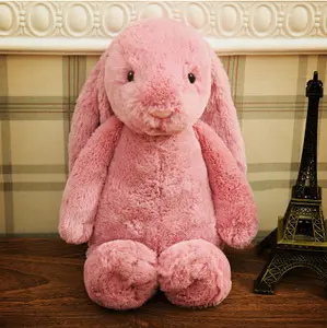 Conejo de peluche de Pascua, conejo de transferencia de calor, muñeco de conejo de peluche de orejas largas, conejo de sublimación de calor