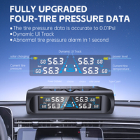 Tpms Sensor mobil, Tpms Sensor eksternal tenaga surya, sistem monitor tekanan ban Digital layar LCD garansi 12 bulan