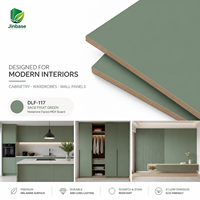 Panneau MDF décoratif écologique, imperméable et ignifuge, vert mat, pour la cuisine et la salle de bain modernes, utilisation en intérieur