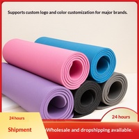 Tapis de yoga NBR extra large et épaissi, tapis de danse et de fitness ultra-long de 183 cm, épaisseur 2 cm, matelas de sol personnalisable certifié