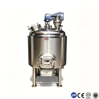 Cuve de Fermentation Probiotique en Acier Inoxydable 316L 2500L avec Agitateur Certifiée ASME Prix Usine