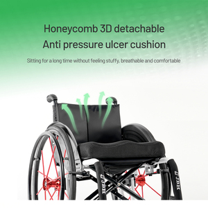 <span class=keywords><strong>Fauteuil</strong></span> <span class=keywords><strong>roulant</strong></span> pliable <span class=keywords><strong>ultra</strong></span> <span class=keywords><strong>léger</strong></span> et moderne pour adultes, avec roues gonflables de 24 pouces, nouveau, en chine, - Product Image 6