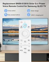 Télécommande vocale solaire BN59-01391A pour téléviseur Samsung Frame avec recherche vocale 2021-2025 Neo LED Smart 4K Ultra HD TV