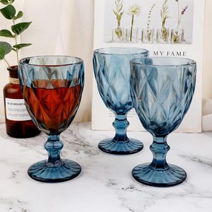 Ly rượu chân cao kiểu dáng mới 200ml-500ml, chất liệu thủy tinh trong suốt cao cấp, họa tiết nổi, kiểu cổ điển, dành cho Đức, thương hiệu Zhiguli Oland - Product Image 2