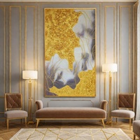 Peinture à l'huile abstraite moderne personnalisée, peinte à la main, sur toile texturée épaisse, art mural 60x80cm, écologique, pour la décoration de la maison et des hôtels
