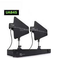 Système de répartiteur d'antenne longue portée UA845 à montage en rack pour améliorer la stabilité du signal de plusieurs microphones sans fil pour studio