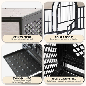 คอกสุนัขทำจากไม้อเนกประสงค์ใช้ในบ้านและสำนักงาน - Product Image 4