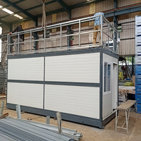 Hébergement préfabriqué extensible pour chantiers de construction, unité mobile robuste et durable, dortoir mobile robuste