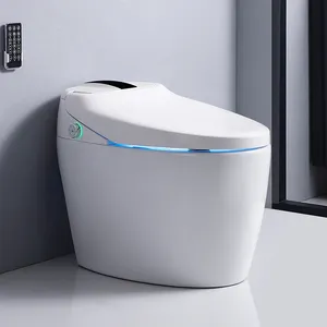 Nouvelle cuvette de toilette à fonctionnement automatique, salle de bain sol électronique intelligent wc toilette intelligente