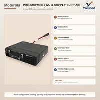 Radio mobile DMR Motorola DM1400 d'origine, VHF 45W ou UHF 40W, 16 canaux, IP54, écran numérique pour communication embarquée