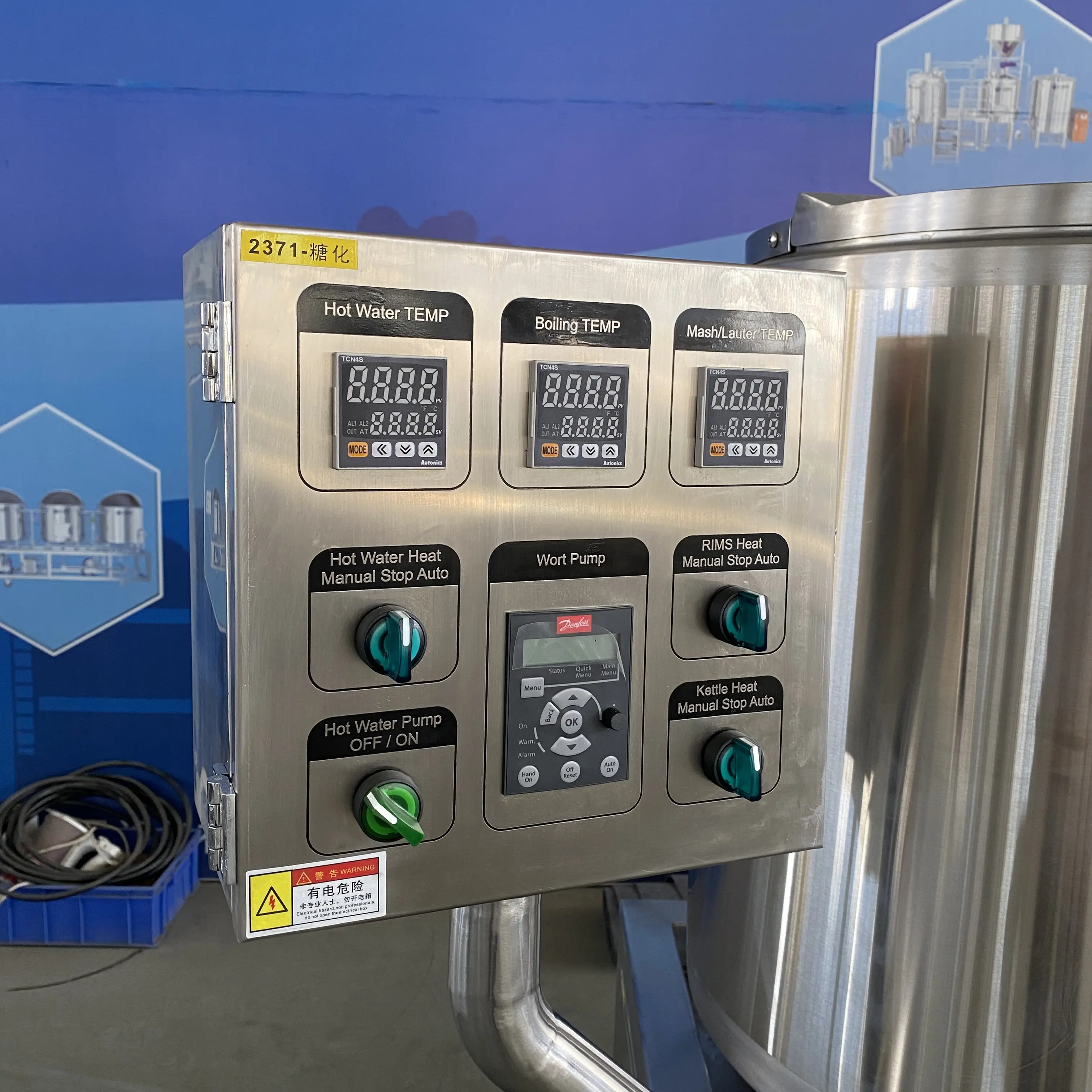 โรงเบียร์แบบง่าย,อุปกรณ์อัตโนมัติสำหรับงานผับงานฝีมือขนาดเล็กคุณภาพสูง100L 1BBL 150L ระบบโรงเบียร์