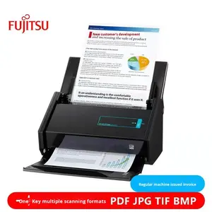 富士通 CIS USB スキャナー 本を高速でスキャン 自動両面 24 ビット カラーデプス プロフェッショナル オフィス 連続 ポータブル - Product Image 2