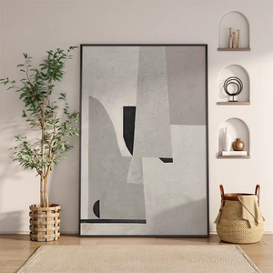 Decoración de Pared de <span class=keywords><strong>Estilo</strong></span> <span class=keywords><strong>Italiano</strong></span> Minimalista para Sala de Estar, Sofá, Pintura al Óleo de Flores Verticales 100% Pintada a Mano sobre Lienzo - Product Image 2
