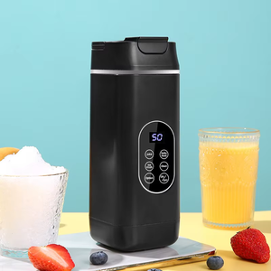 Liquidificador Portátil Sem Fio com 12 Lâminas para Triturar Gelo, Autolimpante, Copo de 420ml, Carregamento USB, 50W, Múltiplas Velocidades, para Cozinha Doméstica - Product Image 1