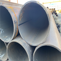Tube rond en acier à faible teneur en carbone ERW Q195 de 50-400 mm de diamètre extérieur x 1,0-4 mm, très bien coté, pour système de ventilation HVAC et conduits d'air.