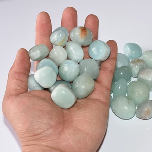 Piedras de <span class=keywords><strong>Cristal</strong></span> de <span class=keywords><strong>Aguamarina</strong></span> Natural al por Mayor, 20-30 mm, Pulimentadas, de Forma Irregular, Tema Budista, Portátiles para Decoración del Hogar - Product Image 2