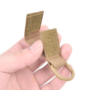 5 pièces ceinture en Nylon souple, sangle tactique multifonction, anneau en D, boucle de mousqueton, porte-clés suspendu, sac à dos, crochet de clé, boucle Molle - Product Image 6