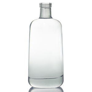 Nhà Máy Bán Sỉ Chai Rượu Thủy Tinh Đá Lửa Chai Vodka Thủy Tinh 250Ml 375Ml 500Ml Chai Whisky - Product Image 4