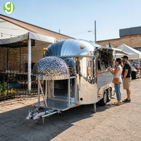 Goeasy - Bar à jus en plein air - Cuisine mobile - Camion de restauration pour hamburgers, pizzas et café - Remorque de restauration en acier inoxydable - Remorques alimentaires