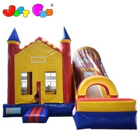 Château gonflable mobile avec toboggan château gonflable pour enfants en vente