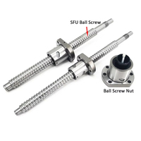 Vis à billes CNC SFU1204 SFU1605 SFU2005 SFU2505 SFU3205 de longueur personnalisée pour pièces de machines CNC