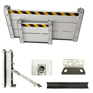 Système de barrière d'inondation en aluminium Barrière d'eau à installation rapide pour garage Sous-sol Protection contre les tempêtes Barrière d'inondation pour la protection de la maison - Product Image 1
