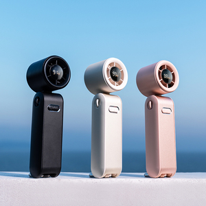 Ventilador de Mano Portátil de Aleación de Aluminio para el Hogar, 1-100 Velocidades, Pantalla Digital Inteligente, Batería Recargable de 2000 mAh, Personal - Product Image 1