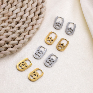 Trendy U Shaped Butterfly Cuff Earrings For Women Geometric Design Gold Silver Color Fashion Jewelry Gift - Product Image 2