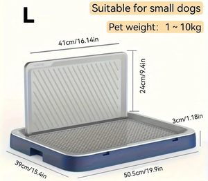 Pet Dog <b>Cat</b> <b>Litter</b> Toilet Mat Training Indoor Plastic Tray Grass Training System <b>Litter</b> Box for Dogs - Product Image 3
