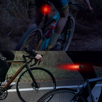Feu arrière intelligent pour vélo Ama Zon, LED avec détection automatique de freinage, positionnement Air&Tag, pour VTT et vélo de route, lumière d'avertissement nocturne, batterie incluse