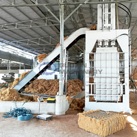 Petite presse à balles pour emballage de fibre de coco fibre de coco plam presse presse presse à balles pour fibre de coco