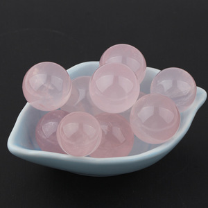 Rose Quartz Transfer Ball Seven-star Array <strong>Ornament</strong> <strong>Buddha</strong> Rose Quartz Crystal Ball Natural Home Decoration Eco-friendly Love - Product Image 1
