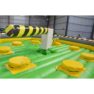 <span class=keywords><strong>Juego</strong></span> Inflable Comercial Wipeout para 8 Jugadores con Brazos Giratorios, Arena de Desafío de PVC Resistente para Carnavales, Fiestas y Alquiler de Eventos - Product Image 5