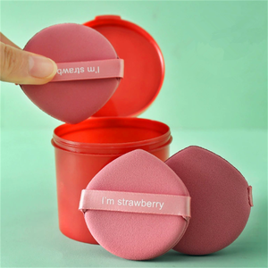 7 pièces/ensemble coussin d'air éponge haute densité respectueux de la peau s'adapte au visage goutte d'eau humide Ang sec bouffée de beauté à double usage - Product Image 2