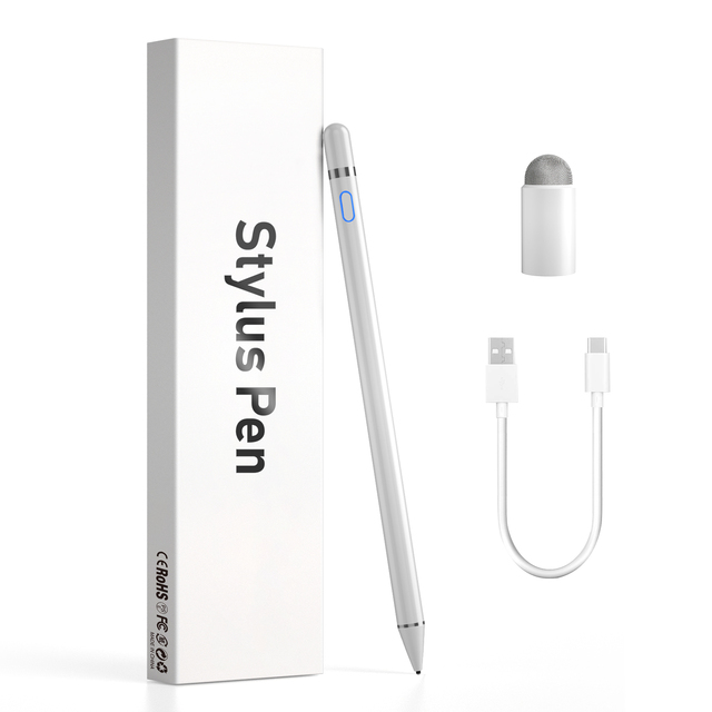 Active Universal Stylus Pen Magnetic Attraction Metal & Plastic Capacitive Touchscreen for iPad Pro/Mini/Air Android-Custom Logo