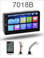 Pemutar MP5 Layar Sentuh 7-inci Radio FM 7018B 2DIN Stereo Audio Mobil Mirror Link Bluetooth OEM/ODM