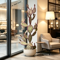 Décoration intérieure, plante de cactus artificielle en pot de 190 cm, plante tropicale du désert pour la maison et le jardin, grands arbres de cactus artificiels