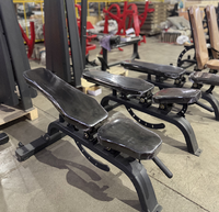 Banc de musculation pliable MaiBo de haute qualité pour salle de sport, équipement de fitness commercial, banc plat pour haltères, entraînement musculaire, acier Q235, garantie 10 ans