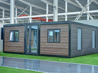 Conteneur de secours extensible pour abri d'urgence, unité de logement à déploiement rapide, bureau au design moderne