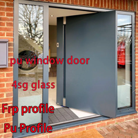 Proveedor de Ventanas de PU, Tubo Redondo de FRP Pultruido Personalizado, Tubería de Fibra de Vidrio Aislada, Tubo Estructural Hueco Ligero de GRP