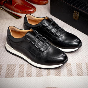 Bottes Martin montantes pour hommes avec doublure en cuir véritable, style rétro britannique, fermeture à lacets, pour tenue de ville - Exclusif - Product Image 4