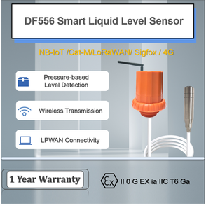 Intelligentes Drahtloses NB-IoT 4G CAT-<span class=keywords><strong>M</strong></span> LoRaWAN Hydrostatisches Flüssigkeits-Wasser-Kraftstoff-Diesel-Füllstandsensor-Überwachungssystem CNDINGTEK DF556 ATEX - Product Image 4